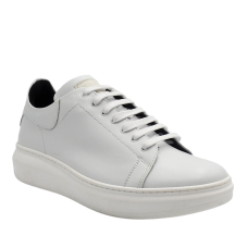 Ανδρικά δερμάτινα sneakers Nice Step λευκό