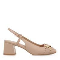 Γυναικείες γόβες slingback SEVEN μπέζ