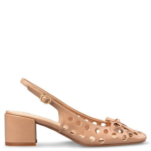 Γυναικείες slingback γόβες ENVIE μπεζ