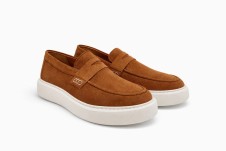 Ανδρικά Loafers NICE STEP ταμπά καστόρ