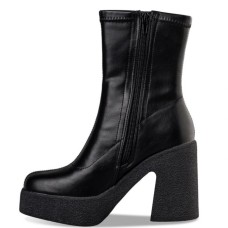 Women's block heels booties ENVIE black