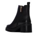 Γυναικεία δερμάτινα μποτάκια chelsea CARMELA μαύρο