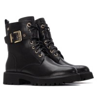 Γυναικεία δερμάτινα αρβυλάκια CARMELA μαύρο