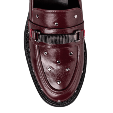 Γυναικεία loafers MAIRIBOO for ENVIE μπορντώ