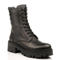 Γυναικεία δερμάτινα αρβυλάκια MAGO μαύρο