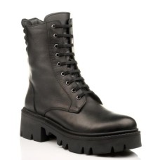 Γυναικεία δερμάτινα αρβυλάκια MAGO μαύρο