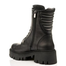 Γυναικεία δερμάτινα αρβυλάκια MAGO μαύρο