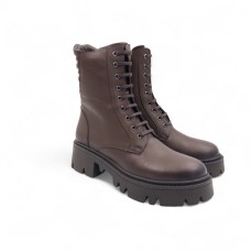 Γυναικεία δερμάτινα αρβυλάκια MAGO καφέ