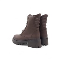 Γυναικεία δερμάτινα αρβυλάκια MAGO καφέ