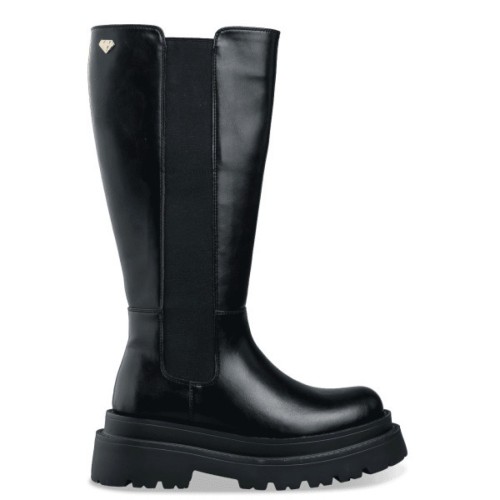 Γυναικείες casual μπότες "HEAVY DUTY" MAIRIBOO for ENVIE μαύρο