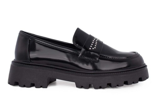 Γυναικεία loafers με trucks SEVEN μαύρο φλωρεντίκ