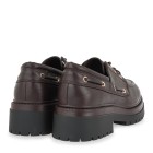 Γυναικεία boat shoes SEVEN καφέ 