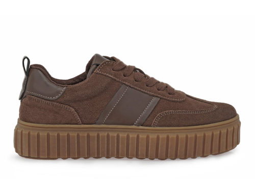 Γυναικεία καστόρ sneakers SEVEN καφέ Γυναικεία καστόρ sneakers SEVEN καφέ