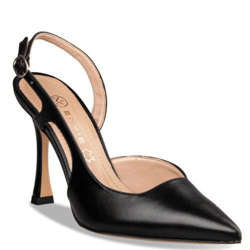 Γυναικείες εξώφτερνες γόβες stiletto ENVIE μαύρο