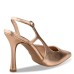 Γυναικείες εξώφτερνες γόβες stiletto ENVIE ροζ χρυσό