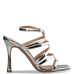 Γυναικεία πέδιλα stiletto ENVIE ασημί