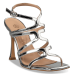 Γυναικεία πέδιλα stiletto ENVIE ασημί