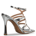 Γυναικεία πέδιλα stiletto ENVIE ασημί