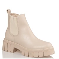 Women Chelsea boots ENVIE beige