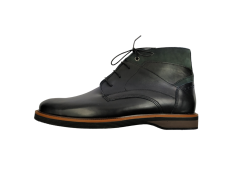 Men's lace up booties Nice step black