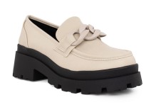 Women loafers SEVEN beige