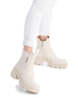 Women chelsea boots REFRESH by XTI beige