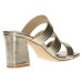 Women's block heels mules ENVIE gold