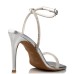 Women's strass sandals ENVIE silver