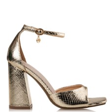 Women's block heels sandals ENVIE gold