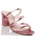 Women's block heels mules ENVIE pink