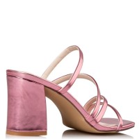 Women's block heels mules ENVIE pink