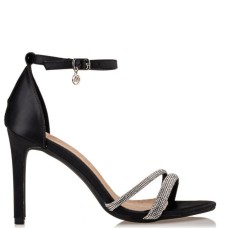 Women's strass sandals ENVIE black