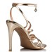 Woman's sandals "WEB-TALLICS" MARIBOO gold