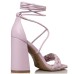 Women's Lace up Sandals Lilac